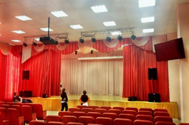 Актовый зал в московском колледже