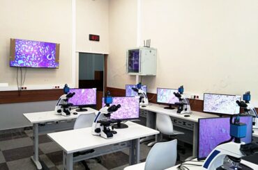 Оборудование лаборатории цифровой микроскопии в Медицинском университете имени И.М. Сеченова